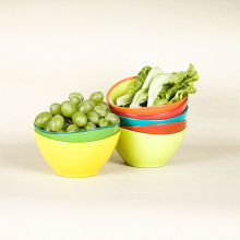 Two-Tone Plastic Salad Bowl